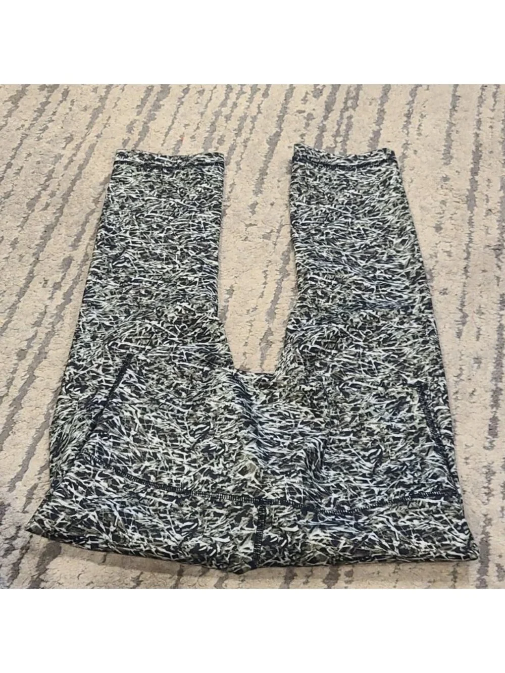 Lululemon Wunder Under Crop Full-On Luxtreme Mini Ripple Desert Olive